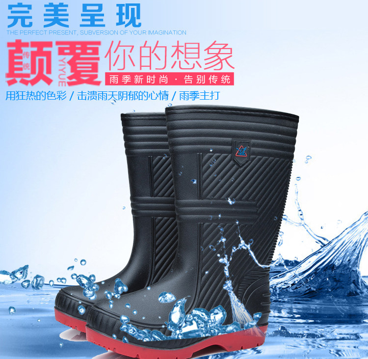Chaussures - bottes caoutchouc homme pour hiver - semelle tendon - Ref 960503 Image 40