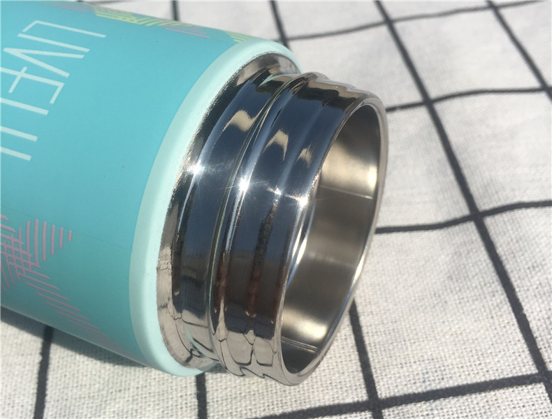 Mới 304 cầm tay có nắp đậy 480ml trà nam và nữ cốc inox chân không cốc cốc thẳng cốc cơ thể tùy chỉnh cốc uống nước đẹp