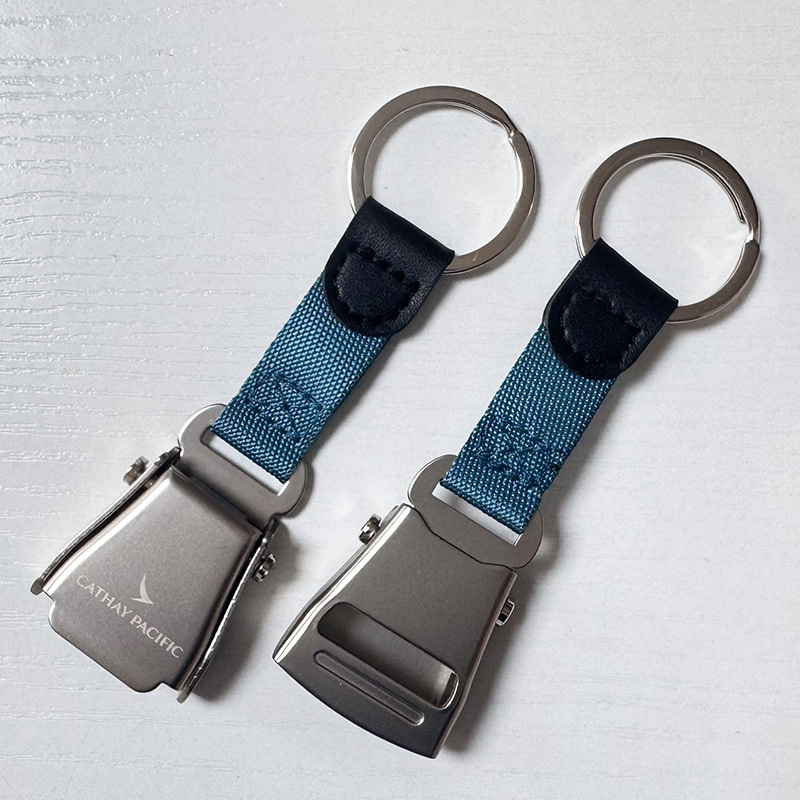 Cathay Pacific Hong Kong Singapore Airlines Airplane Seatbelt Buckle Metal Safety Buckle Keychain Cathay Pacific Hong Kong Singapore Airlines Airplane Seatbelt Buckle Metal Safety Buckle Keychain