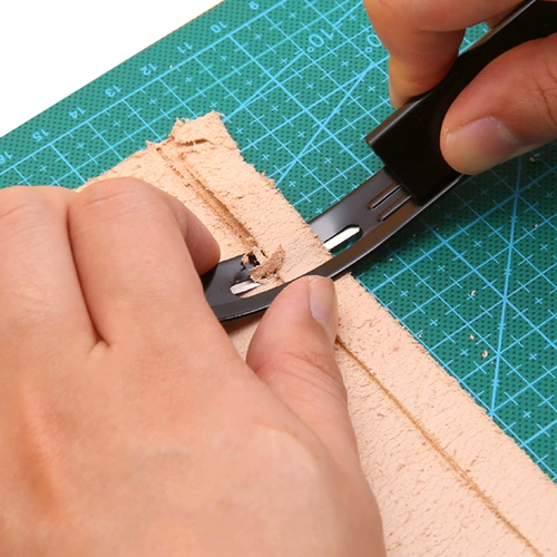 Американский стиль тонкий нож кожаный кожа кожа кожа, тонкая лопата ножа, тонкая кожа с ножами, тонкий и простой нарезанный нож