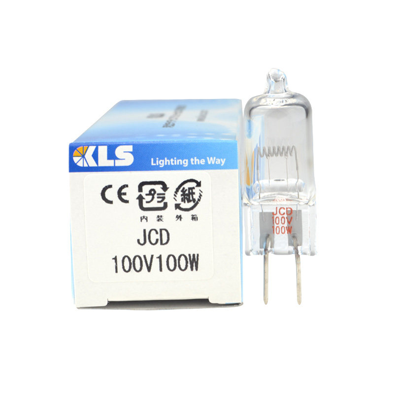 KLS卤钨灯泡JCD 100V100W脉理仪脉利仪强光检查灯泡生化灯泡150W
