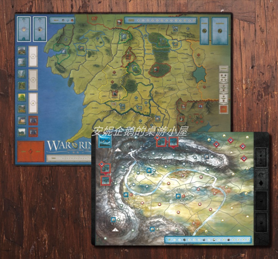 (Annie table tours) The Lord of the Rings Jihadist Five Army Battle Extended Table Deck Mat