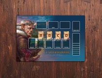 (Annie table game) Kingdom cartographer table game card pad Cartographers Playmat