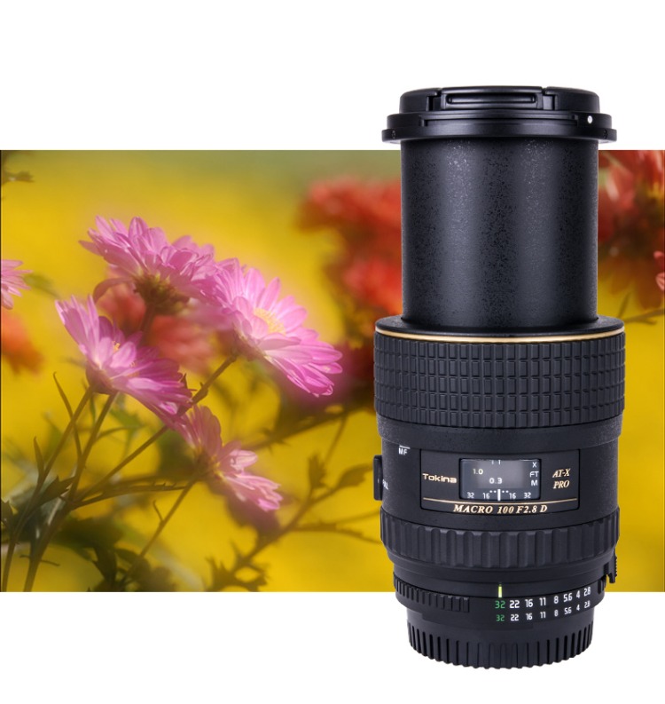 Tokina Tuli 100 mét F2.8 close-up ống kính máy ảnh SLR ống kính macro Baiwei Canon Nikon miệng