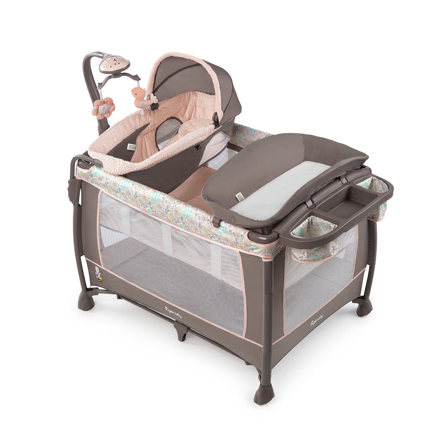American Collapsible Playpen Crib Multifunction Portable Baby Bed