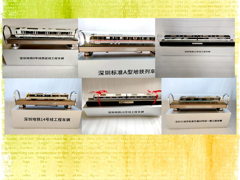 Shenzhen Subway Model Series Includes Static Display Gifts and Ornaments of the Shenzhen Lines 6/9/10/12/14/16/20