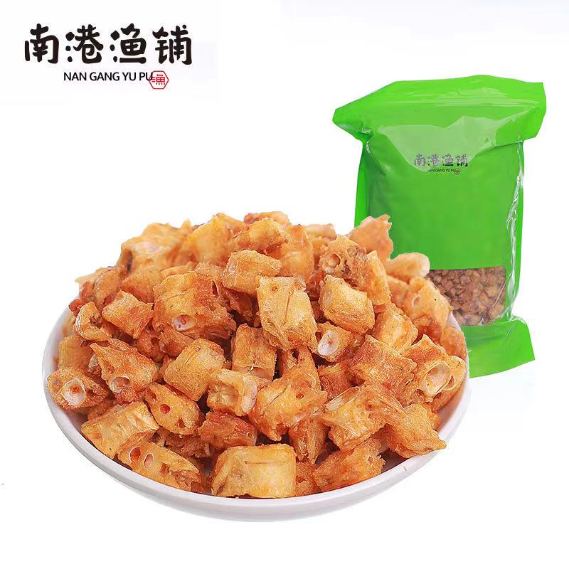 Bailangyu Specialty China Hong Kong Fishing Shop Fish Bone Snacks Ready-To-Eat Seafood Bulk 500g Calcium Supplement for Kidsren and Pregnant Women