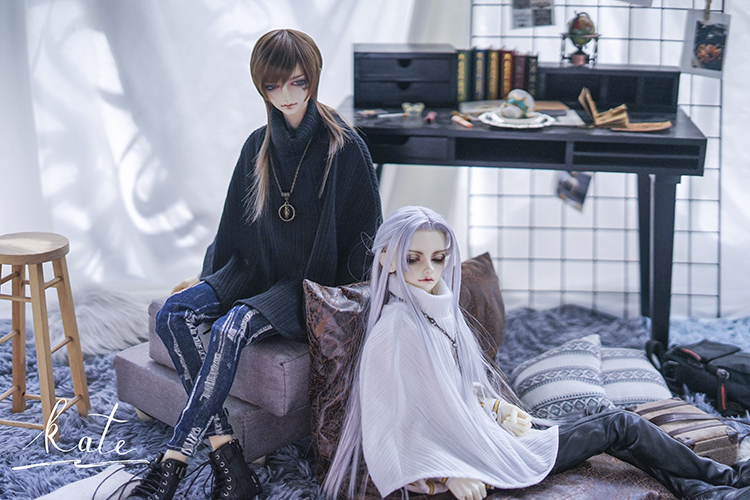 vassago] bjd cape 3 points 4 points uncle sd baby clothes high neck cloak doll baby clothes