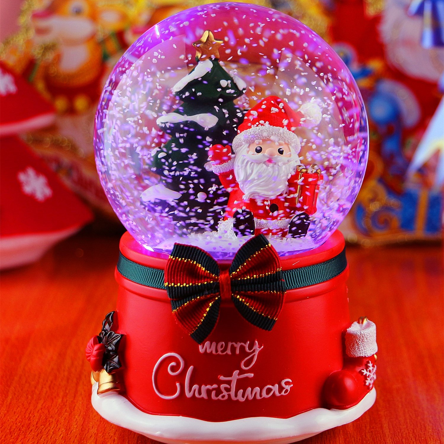 Christmas snowflake crystal ball music box music box music box creative birthday gift for girls friends children boys