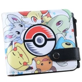 Бумажник подходит для мужчин и женщин, эльфийка для школьников, мультяшный кошелек, подарок на день рождения, покемон