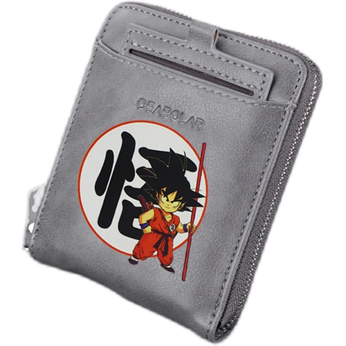 Dragon Ball, мужской короткий бумажник, мультяшный кошелек, анти-кража, подходит для студента