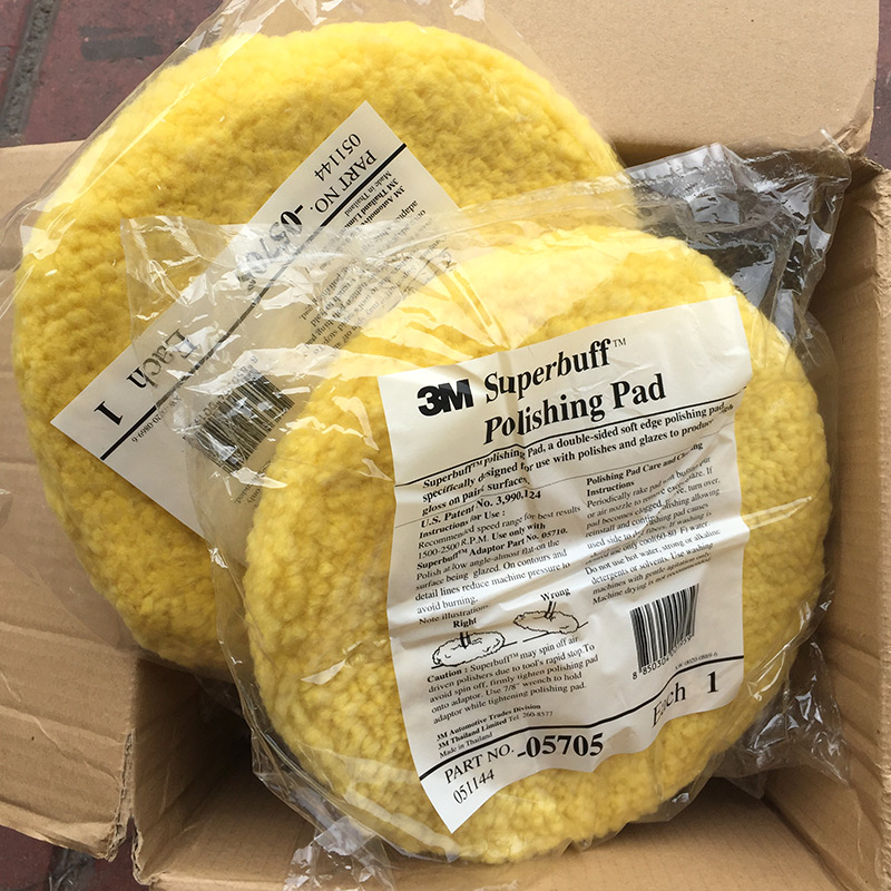 US imports 3M05705 yellow bifacial shea wool ball sponge ball paint fine polished wheel polished disc