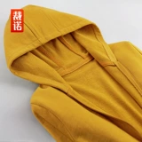 裁诺 Весенняя хлопковая толстовка с капюшоном, спортивная осенняя куртка с молнией, в корейском стиле