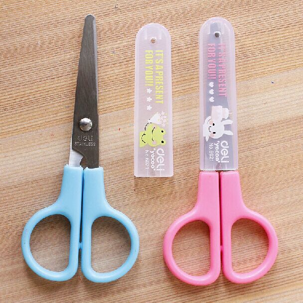 Virtual stationery 6021 multi - functional stainless steel scissors student scissors hand - hand scissors for children