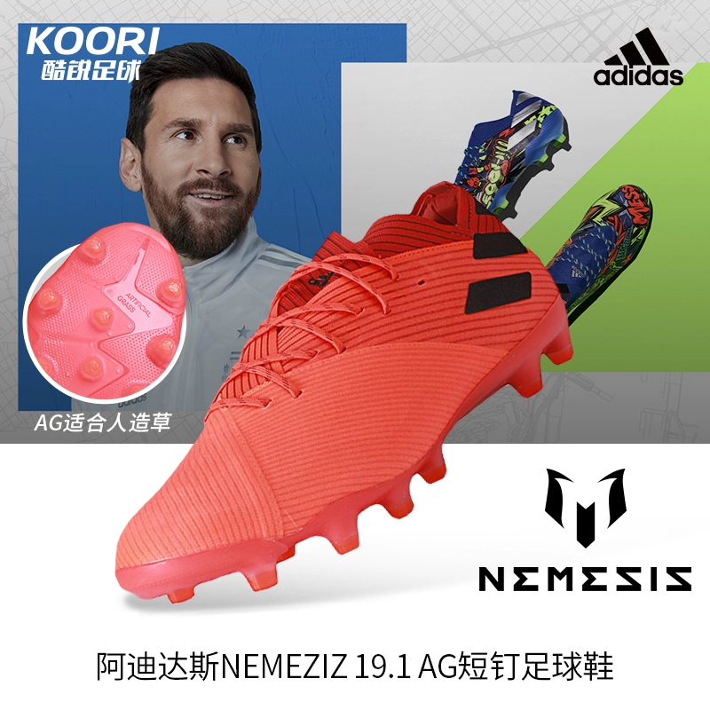 Giày thể thao nam Adidas NEMEZIZ 19.1 AG đinh ngắn sân cỏ nam EH0561 - Giày bóng đá