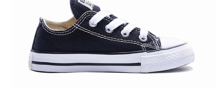 Giày converse / Giày converse 2018 mới dành cho trẻ em Giày thường cho bé trai và bé gái Giày đế thấp 7J235C - Giày dép trẻ em / Giầy trẻ