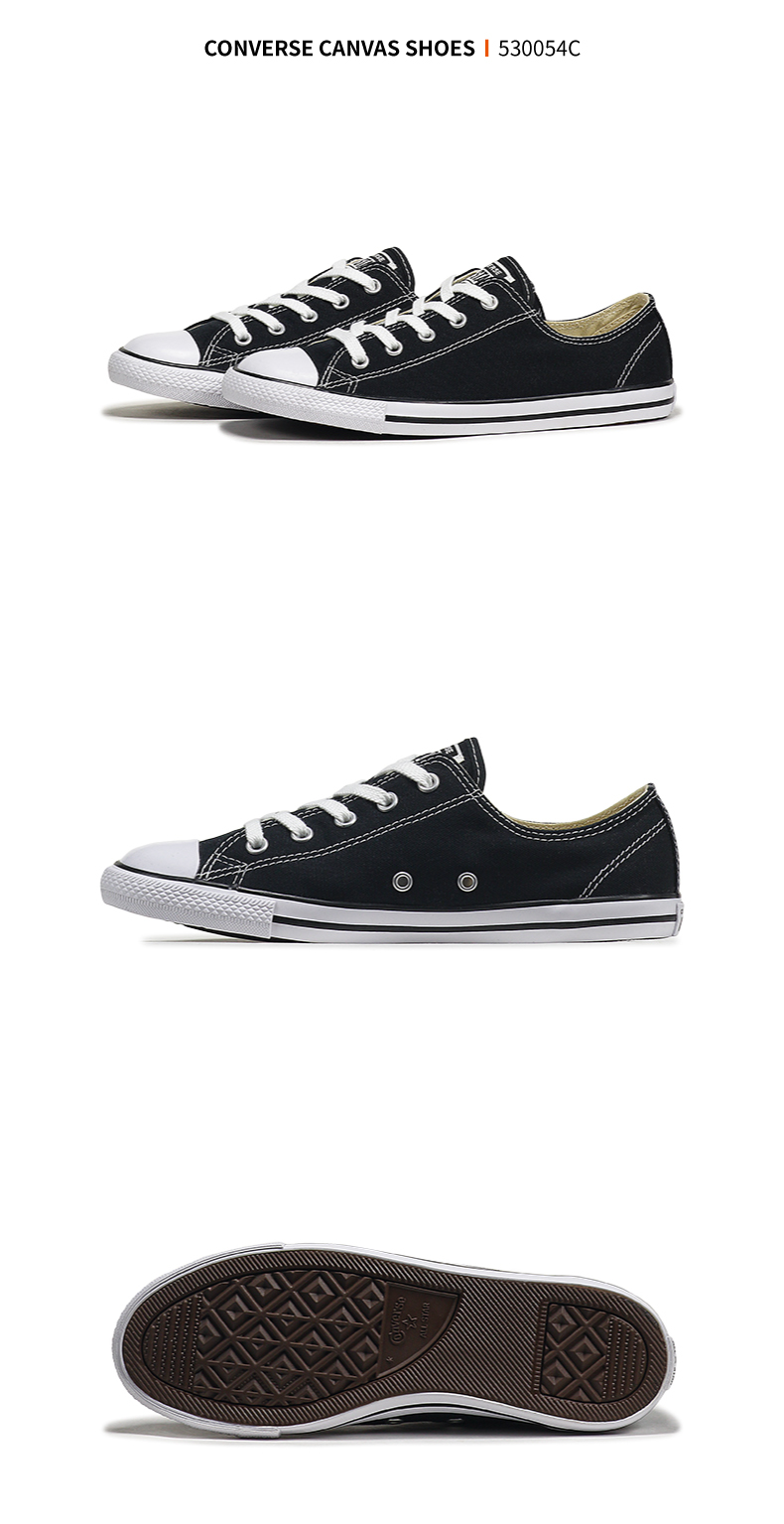 CONVERSE Giày converse nữ giày vải mùa thu 2018 ALL STAR cổ điển thấp để giúp giày thường 530054C giày the thao nữ hàng hiệu