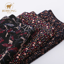 Polar velvet middle-aged and elderly warm pants women camel velvet flower cotton pants high waist plus velvet thickening (warm mother model)