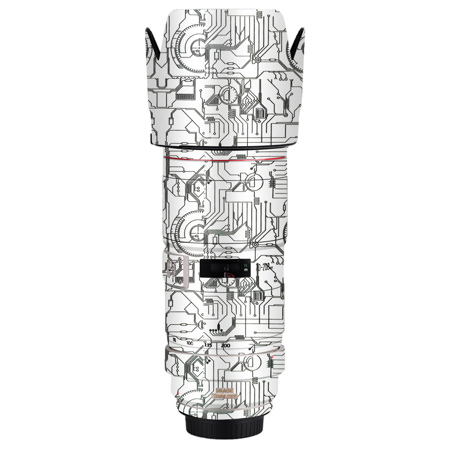 Suitable for Canon EF 70-200F2 8 2 Generation lens protects the film full pack color modified film sticker skin