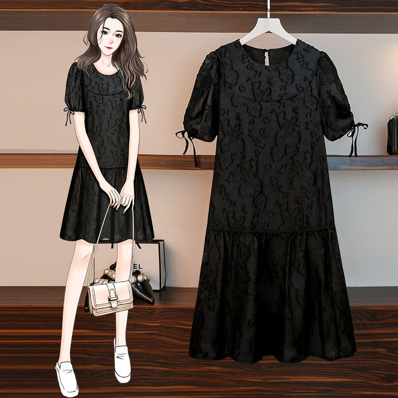 Large size women's dress dress new loose belly - shaded Eugene yang fashionable pregnant woman dress