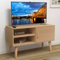 Bắc Âu nhỏ tủ TV phòng ngủ tủ TV mini-cao phần của căn hộ nhỏ phòng khách TV tủ dài 1 mét - Buồng tủ quần áo vải