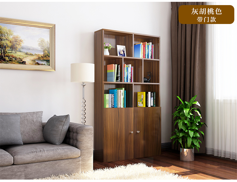 Đơn giản phòng khách hiện đại tủ sách dung lượng lớn tủ với cửa ra vào tự do kết hợp kệ sách kệ tủ sách sinh viên đơn giản - Buồng giá đựng sách