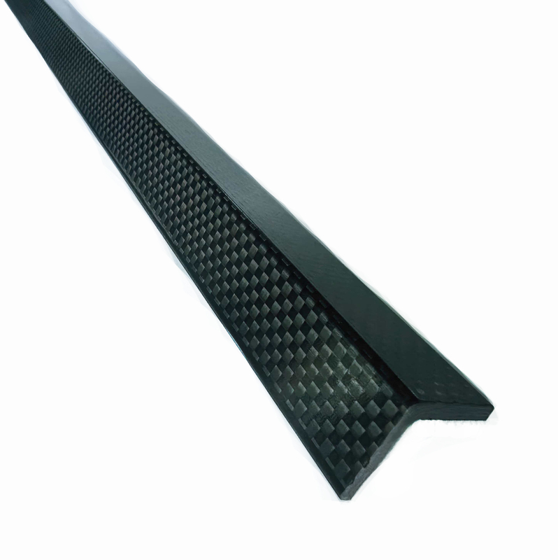 In-Stock 3K Carbon Fiber L-Angle Ultra-Light and Ultra-Strong Carbon Fiber Angle Steel L-Shaped Profile