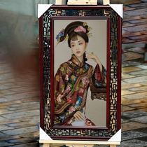 Chinese style wedding photo living room classical hollow photo frame retro 20 30 24 inch enlarged wall frame