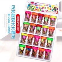 Sponge Baby Absorbent Beads Crystal Bully King Pearl Bubble Water Bigger giant beads Water genie Non-toxic Xu Willing Bottle