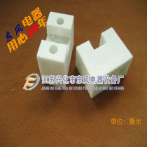 Manufacturer of high temperature resistant insulated high frequency single hole concave ceramic terminal block insulator insulator for connecting power cords