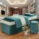 Cao cấp đẹp bedspread denim cao cấp của Trung Quốc tinh khiết màu xám da Tổng Body của pháp trị liệu massage đơn giản sang trọng - Trang bị tấm