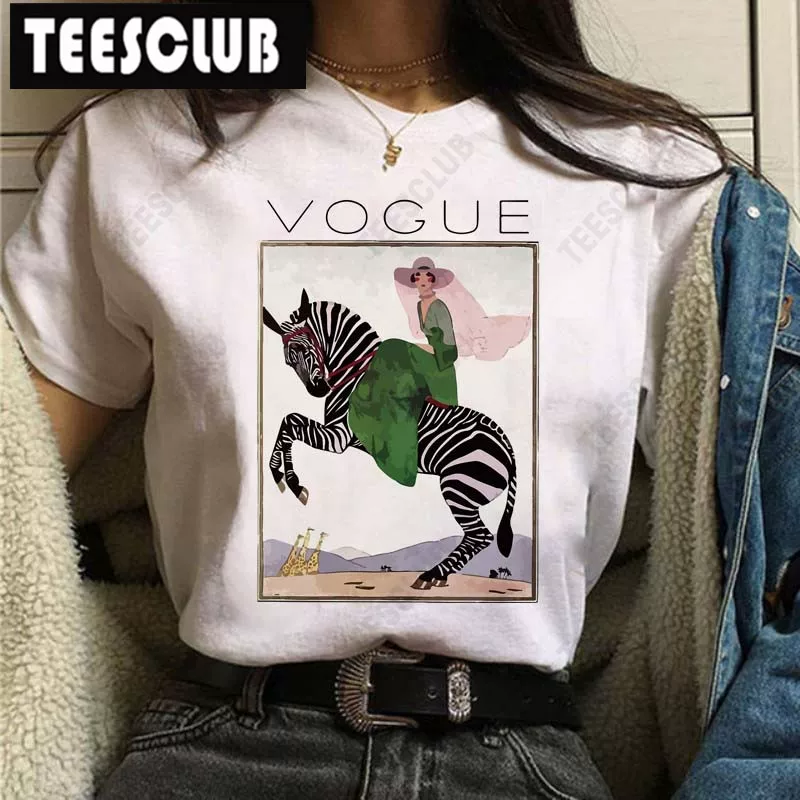 [Vogue Lip T Shirt Женская футболка с ярким принтом губ]