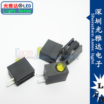 LED lamp holder with lamp 3MM yellow light red light full mechanism cutting foot visible BVH-131Y1-C quality recommended