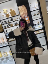 5566 Yesha Europe Station 2021 Autumn Season European Womens Anti-Season Special Sale Leather and Light Down Jacket Jacket