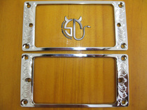 Retro patterned alloy pick-up frame open closed sound pickup frame LP hand engraving