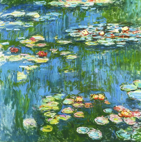 YC283 [Франция] Monet Monet HD Материал Материал Материал Электронный декоральный галерея картинка