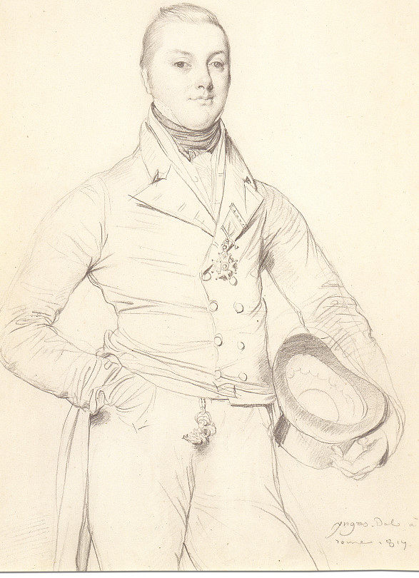 YC210 (France) Anger Ingres sketching prints Illustration drawing syngraphic photo gallery material