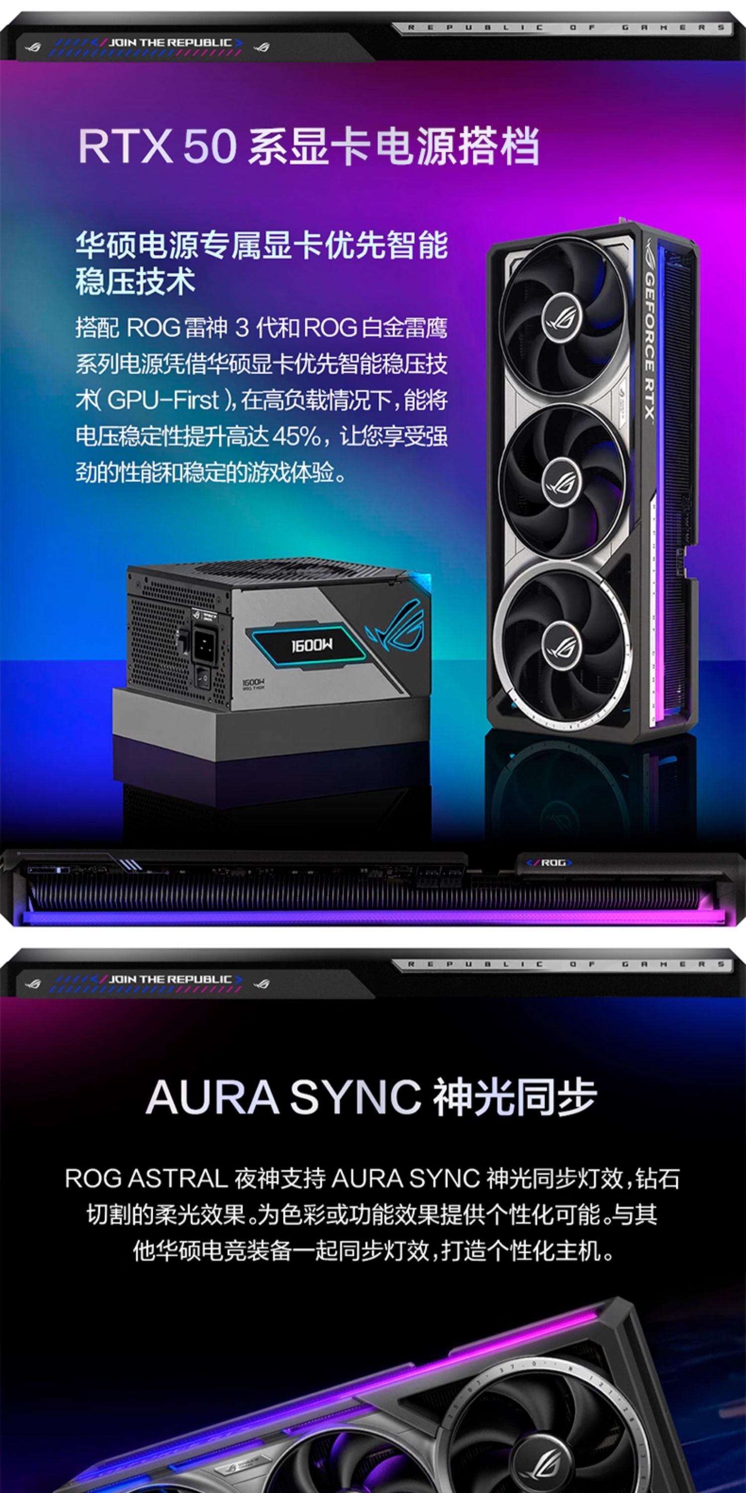 Asus/华硕ROG/TUF电竞RTX 5080游戏16G显存显卡 支持4K显示器插图15