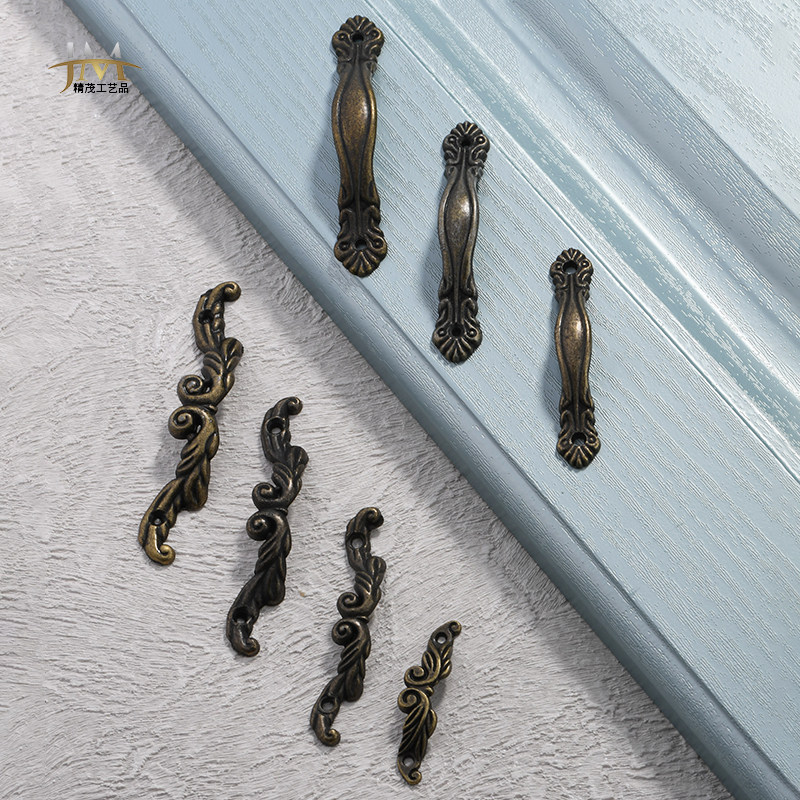 7 Imitation Ancient Alloy Drawer Handle Wine Box Wood Case HANDLE BROCADE BOX HANDLE MEDICINE CABINET DRAWER HANDLE HANDLE