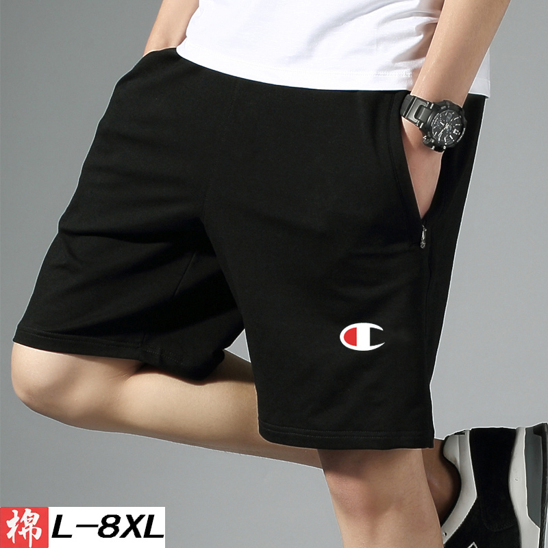 Champion Wade Sports Shorts for Men, Pure Cotton, Casual Loose Five-Point Shorts, Plus Size, Trendy Mid-Length Shorts for Outdoor Wear