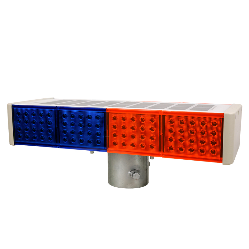Integrated solar blasting lamp Four-lamp bifacial warning light Solar Signal Frequency Flashing Lights Road LED Flashing Lights