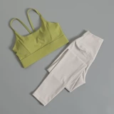 Одежда для йоги, летний высокопрочный комплект, противоударная майка для тренировок, нижнее белье для спортзала, для бега