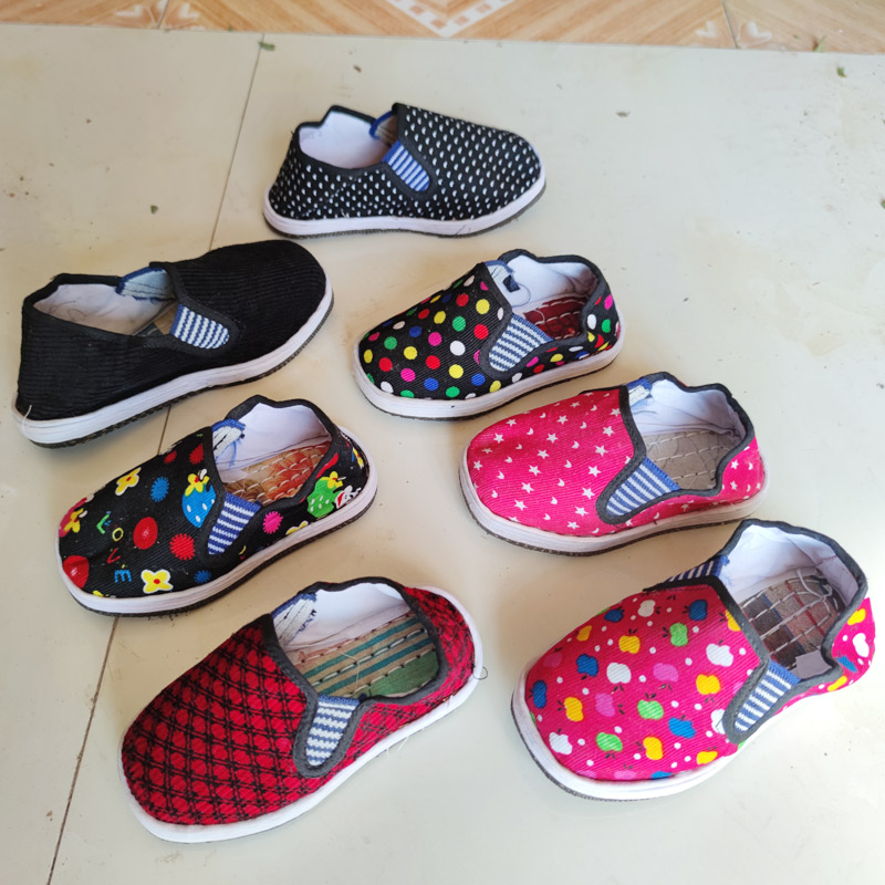 Children handmade cloth shoes Thousand Floors Cloth Shoes Men and women Baby Learn Step shoes Old Beijing Tong cloth shoes Anti-slip and breathable sweat