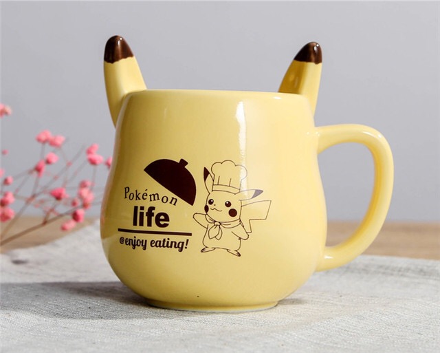 Pokemon Pokemon Pokemon Cartoon Pikachu Cup Mug Cup Cup Surround miếng dán