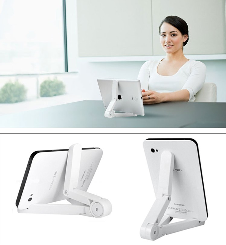 Phổ cập phổ thông giữ máy tính bảng ipad máy tính để bàn Huawei 8,4 inch đa chức năng gấp ba chân - Phụ kiện máy tính xách tay trang trí máy tính casio
