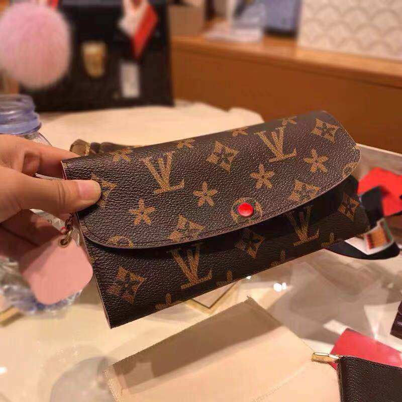 2022 new wallet ladies high-end exquisite long version leather simple wallet clutch large capacity wallet