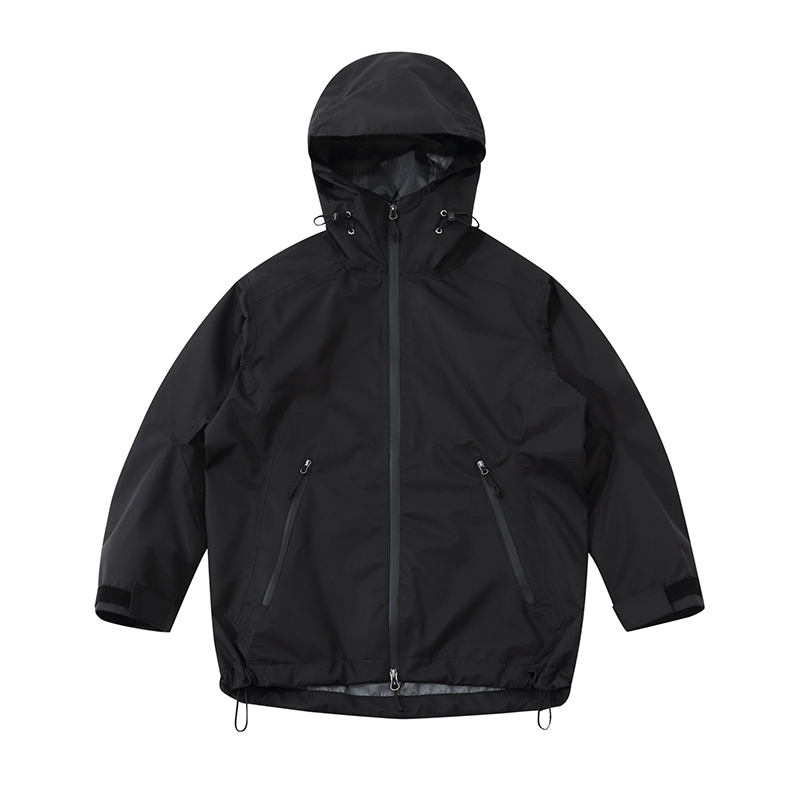 Fully Taped Waterproof Jacket Teflon Three-Proof Hard Shell Waterproof Windproof Breathable Technology Outdoor Rainstorm-Proof Jacket