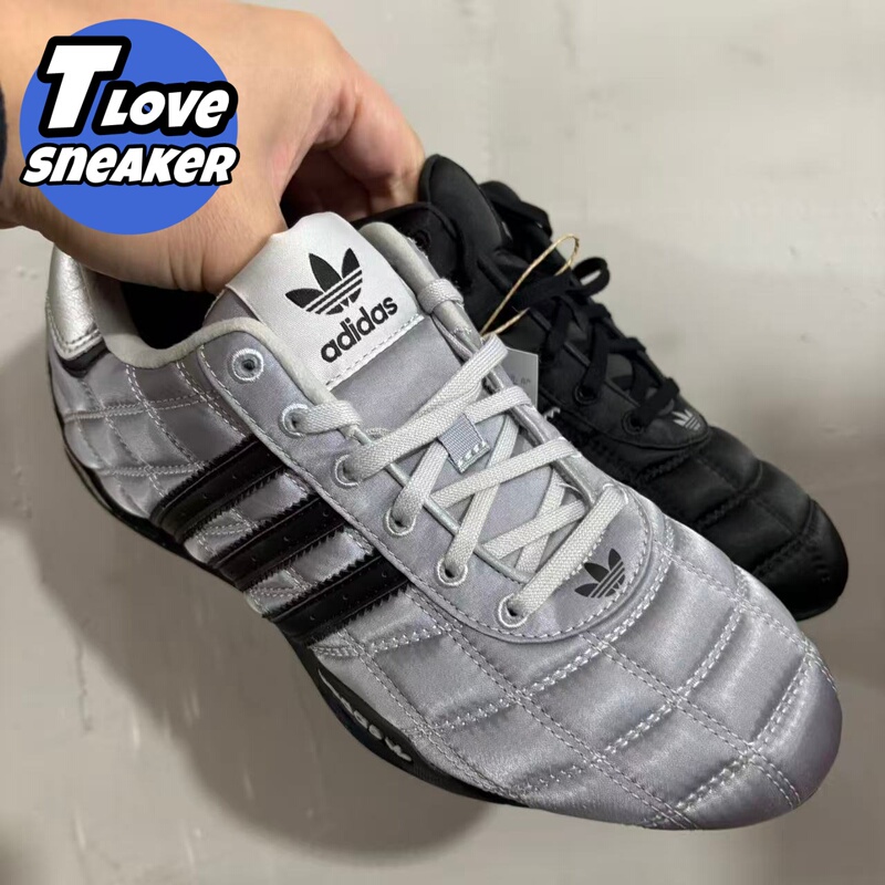 Adidas Adiracer Lo Trefoil Low-Top Silver Retro Sports Racing Shoes Js0284