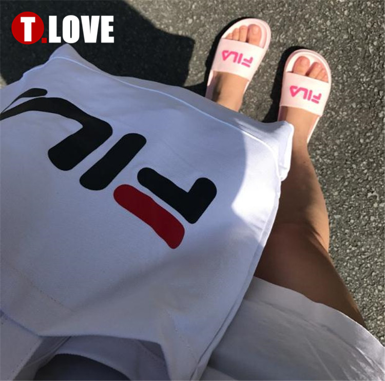 Tình yêu đích thực thể thao Hàn Quốc truy cập Fila Fila màu xanh trắng đen tri-màu vải vai túi nữ ba lô tote túi túi xách pedro