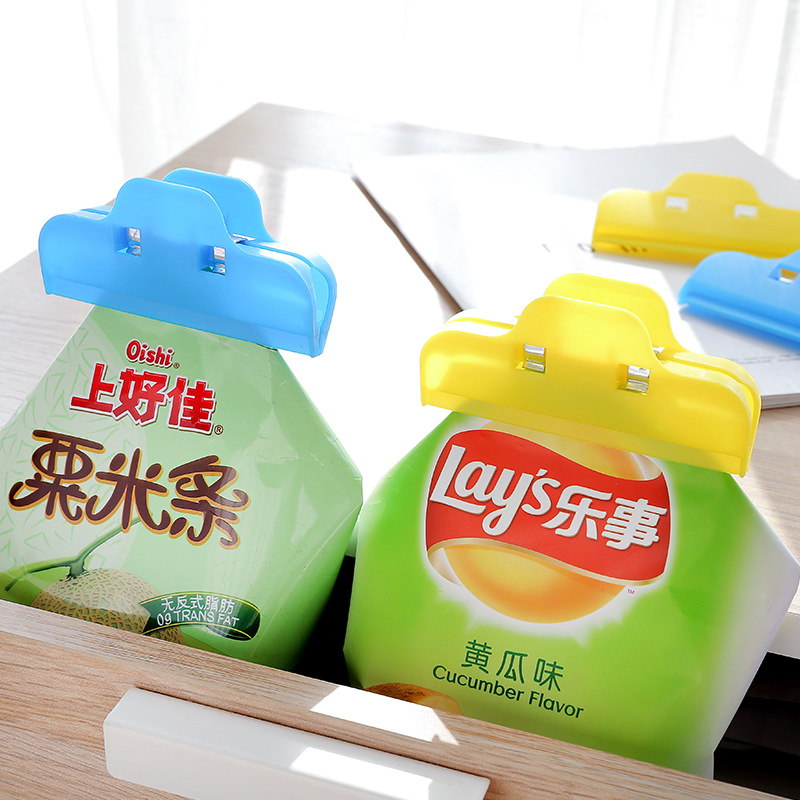 Plastic Powerful Sealing Food Bag Seal Food Preservation Clip Small Plastic Bag Snack Bag Seal Seal